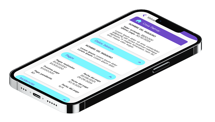 Mockup de celular Acompañamos